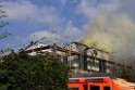 Dachstuhlbrand Koeln Poll Geislarerstr P078